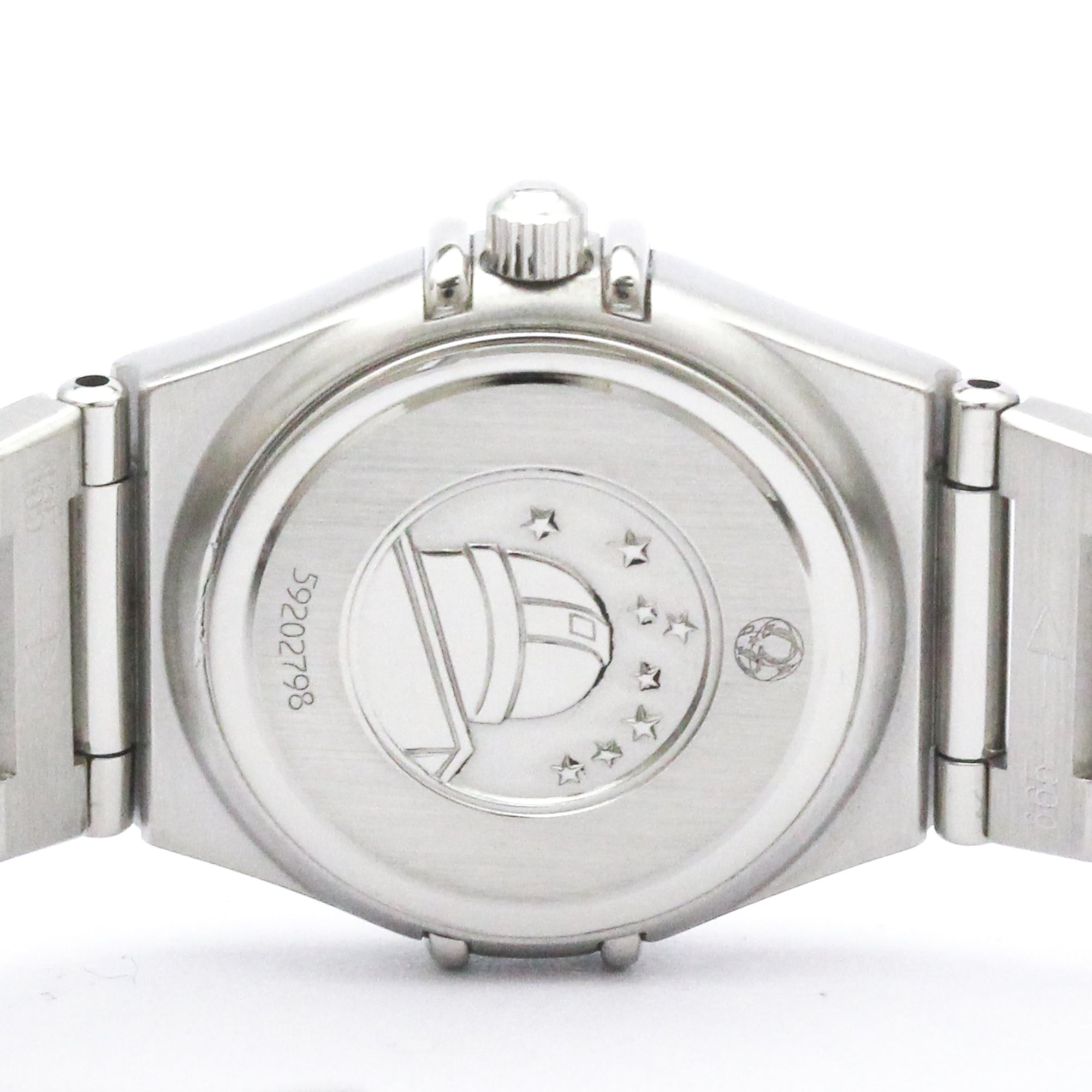 OMEGA Constellation Diamond MOP Dial Steel Quartz Ladies Watch 1466.31 Polished — Very Good