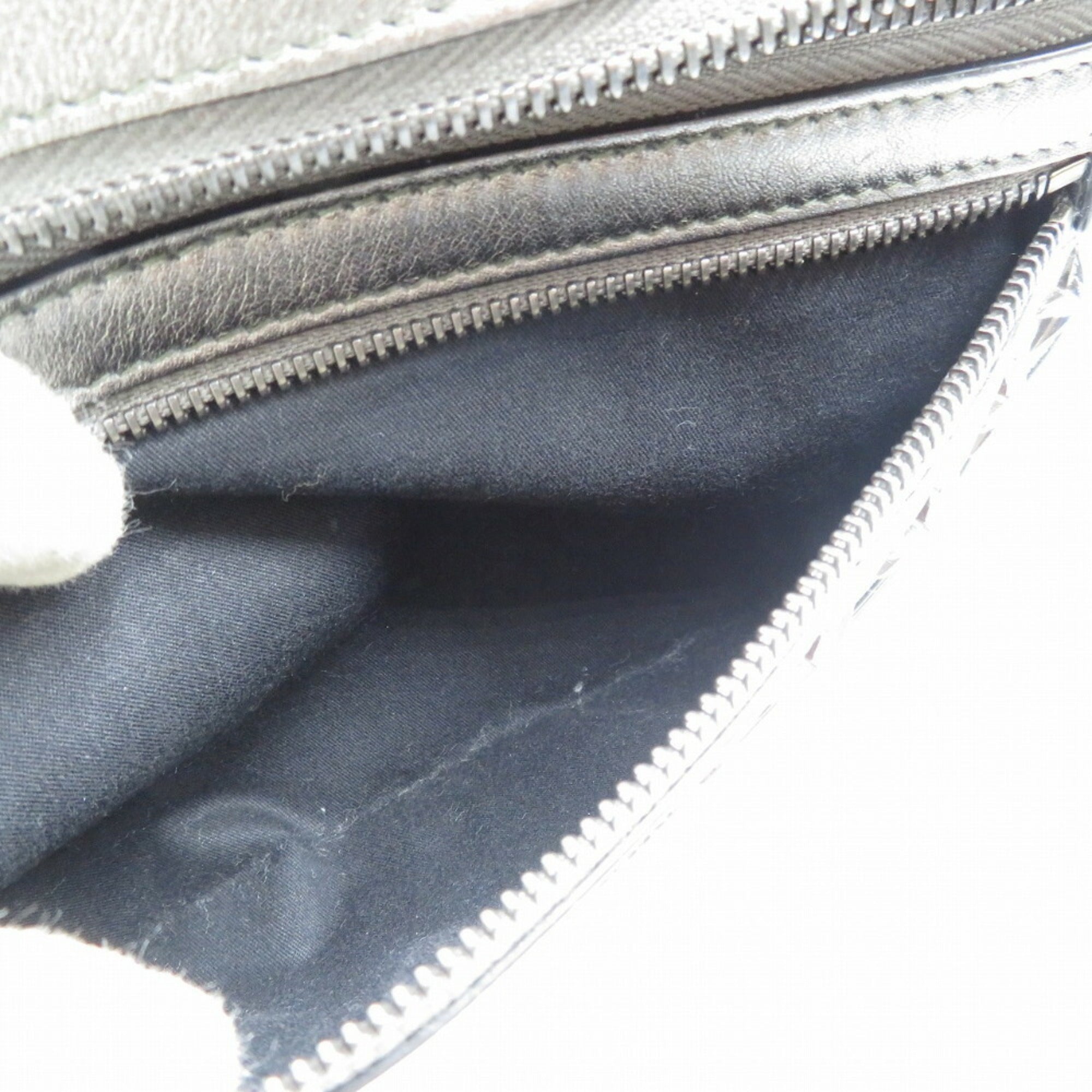 Jimmy Choo Star Studded Leather Metallic Gray Body Bag 0208JIMMY CHOO 5J0208ESI5