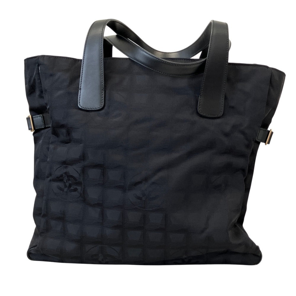 CHANEL New Travel Line GM Tote Bag A15825 Black Women's — Like New