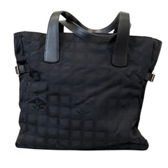 CHANEL New Travel Line GM Tote Bag A15825 Black Women's — Like New