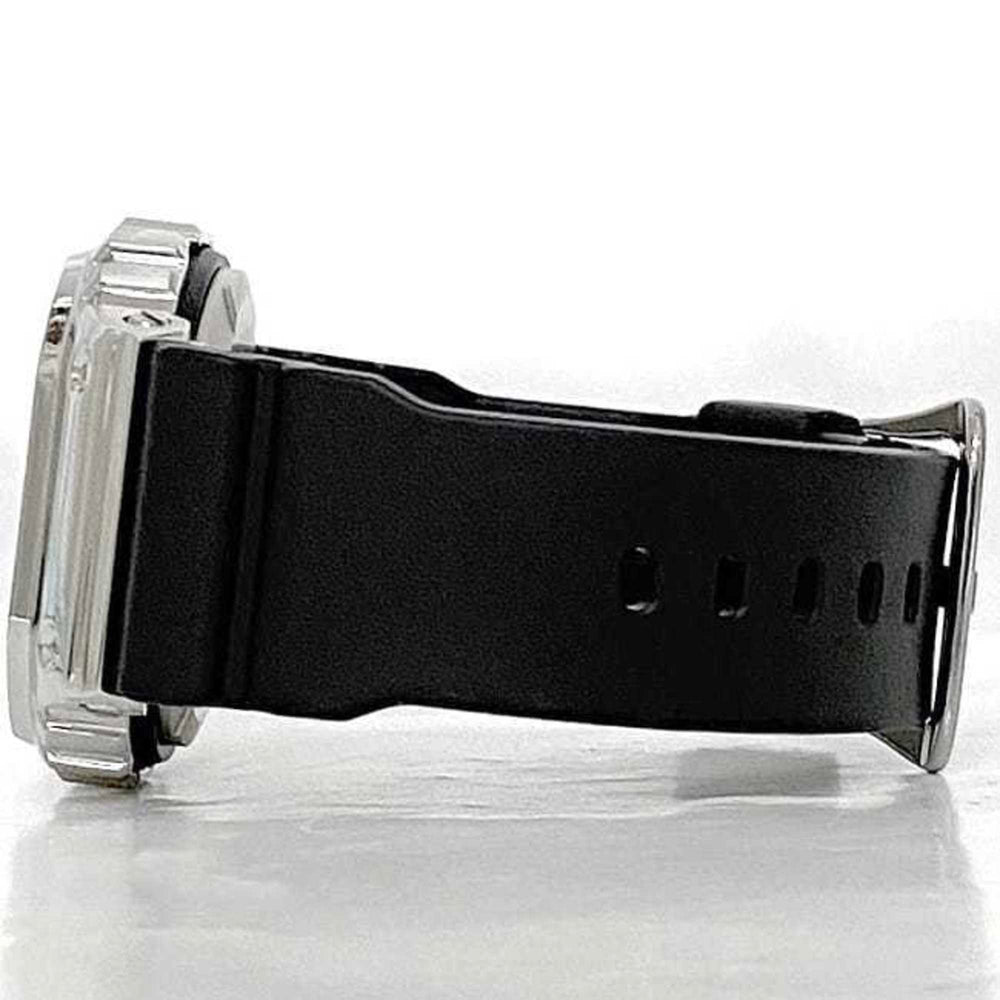 Casio Watch f-22313 Black Silver G-SHOCK GM-5600 SS Rubber Quartz CASIO G-Shock Men's Women's Digital Display Bracelet Alarm Dial Unisex Sports f-222313 — Very Good