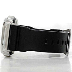 Casio Watch f-22313 Black Silver G-SHOCK GM-5600 SS Rubber Quartz CASIO G-Shock Men's Women's Digital Display Bracelet Alarm Dial Unisex Sports f-222313 — Very Good