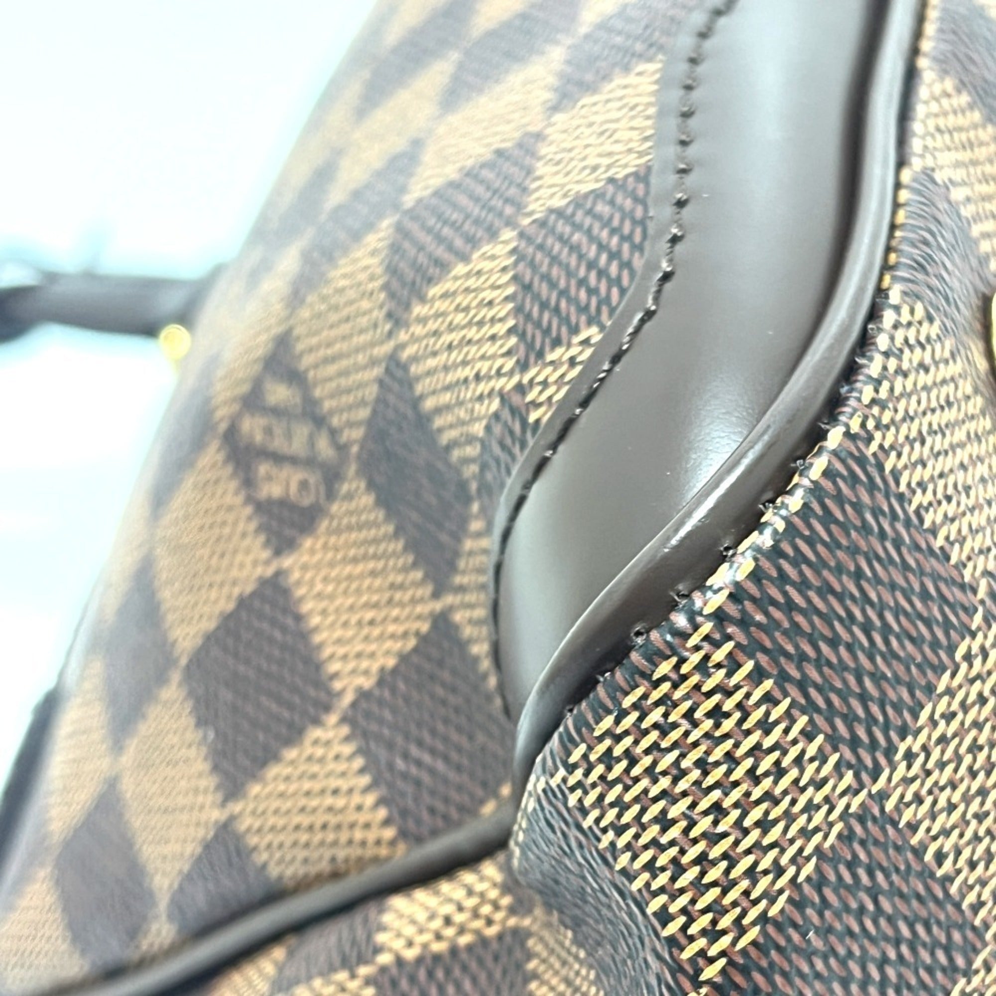 LOUIS VUITTON N41117 Verona PM Tote Bag Shoulder Damier Canvas Women's Ebene — Like New