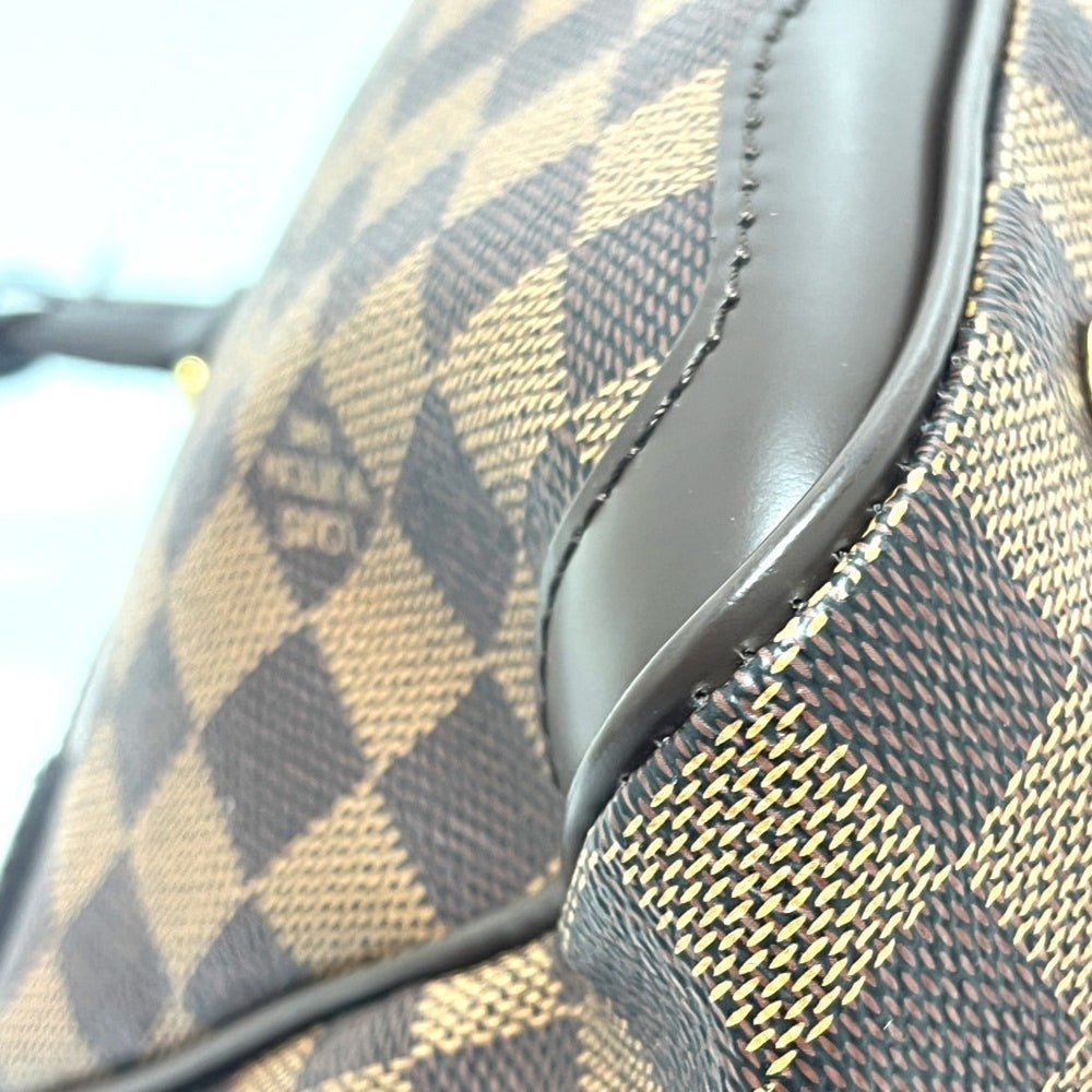 LOUIS VUITTON N41117 Verona PM Tote Bag Shoulder Damier Canvas Women's Ebene — Like New