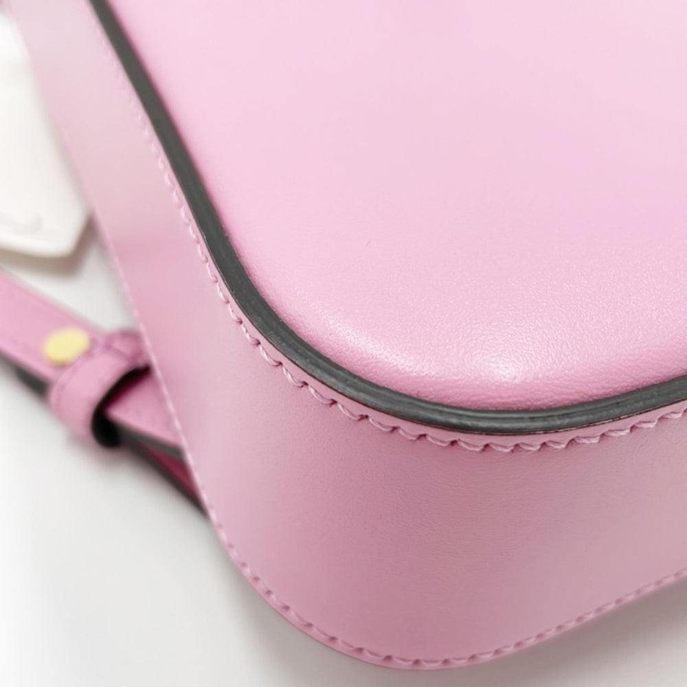 GUCCI Bamboo Line Handbag 702106 Pink Calfskin Women's 3-Way — Like New