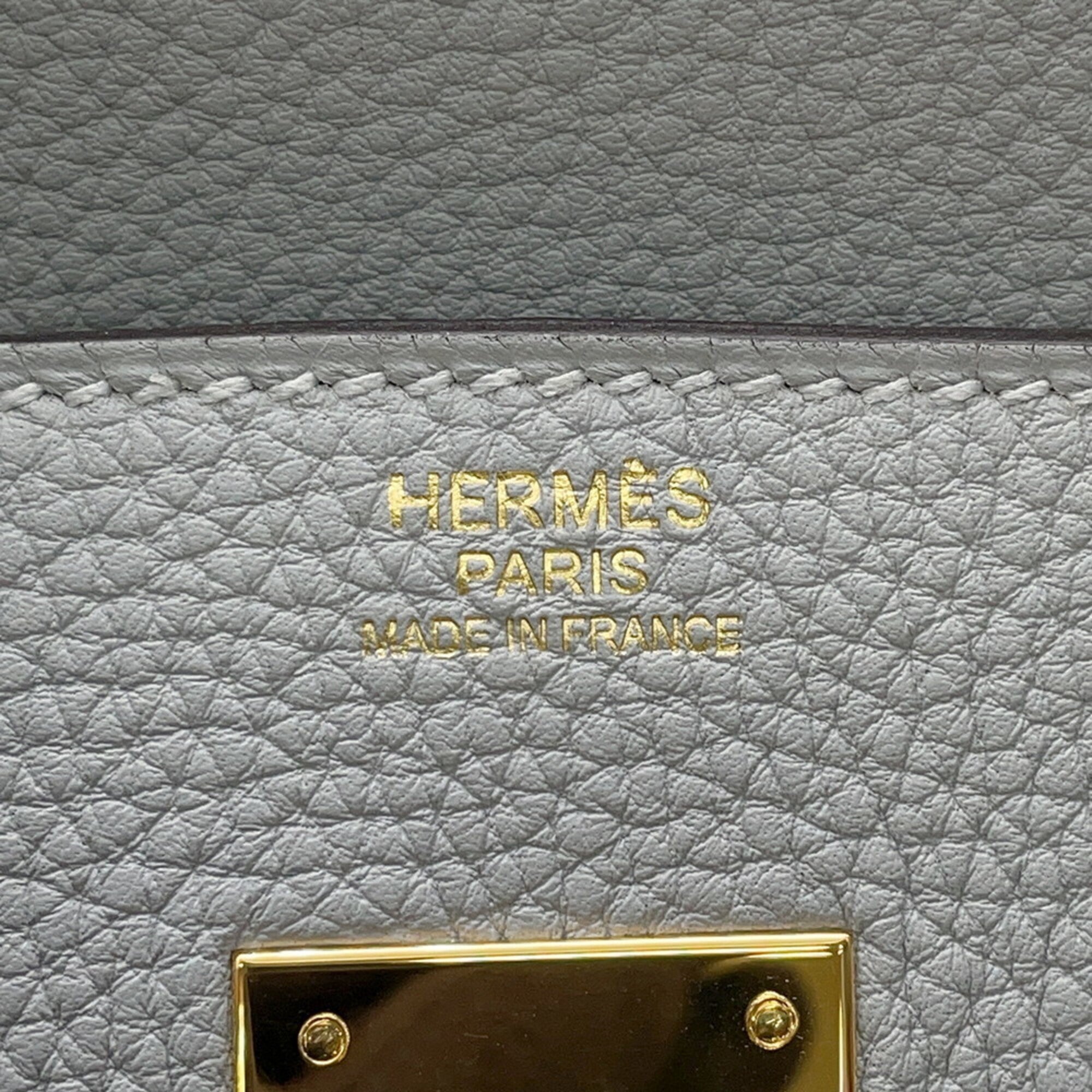 Hermes Birkin 30 Blue Glacier Togo T stamp HERMES handbag women's — Like New