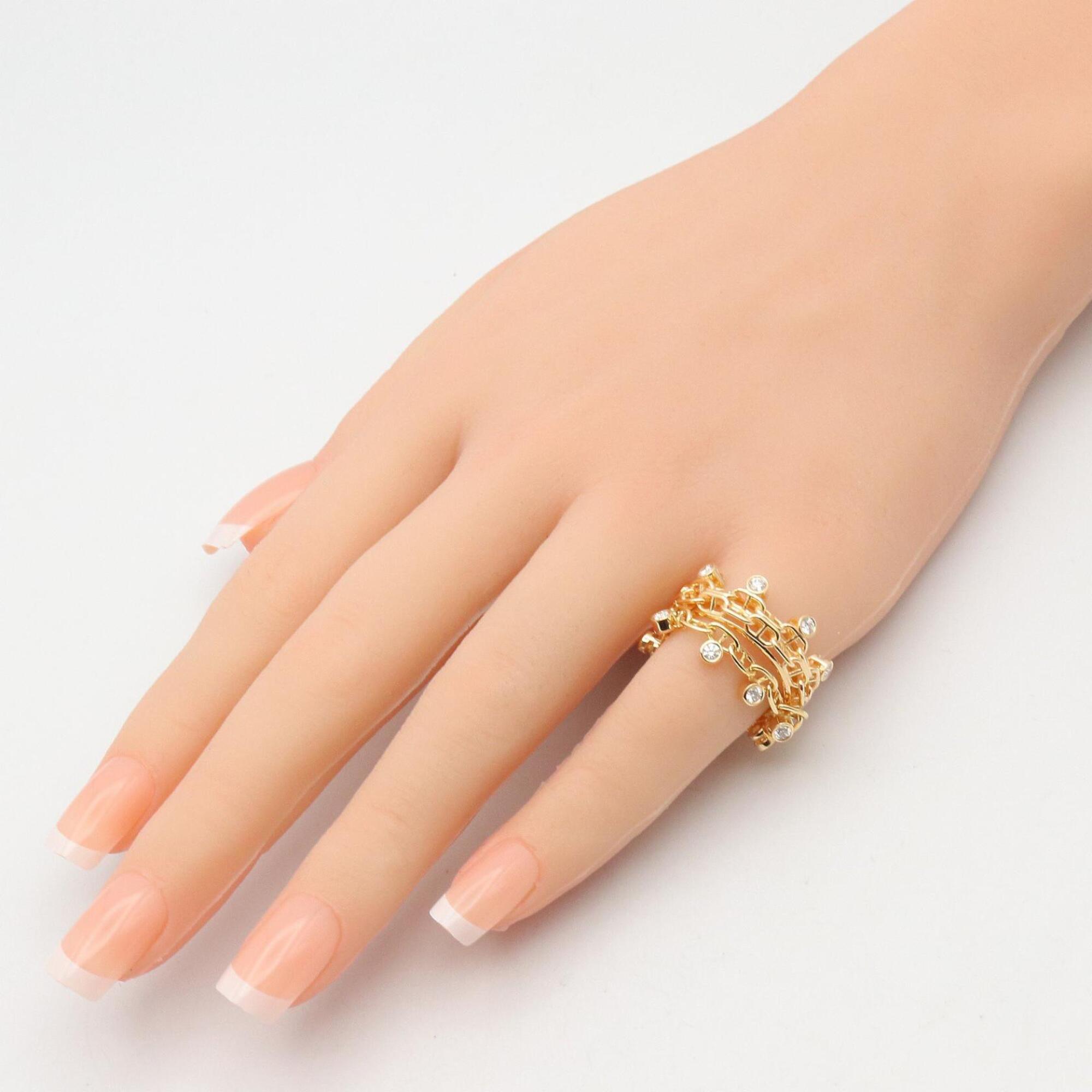 Hermes Calypso Diamond Ring - 18K (Yellow Gold) for Women Clear/Gold Tone — Like New