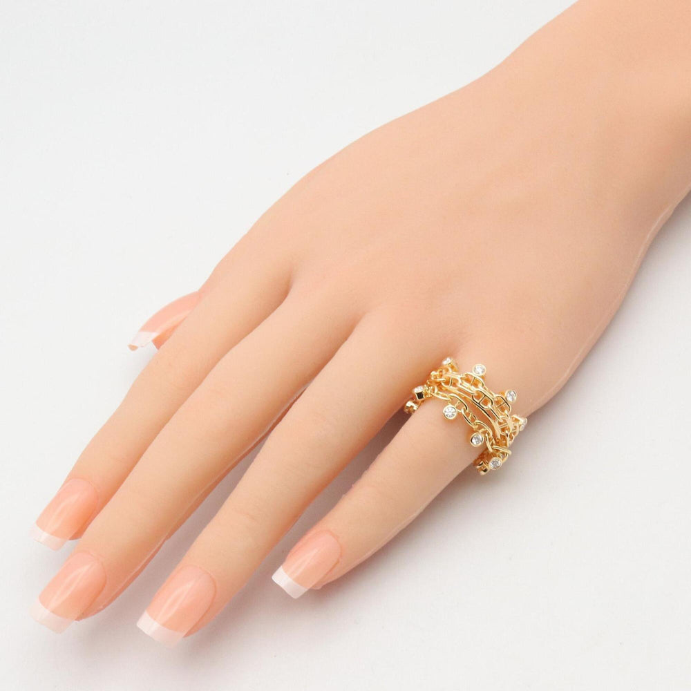 Hermes Calypso Diamond Ring - 18K (Yellow Gold) for Women Clear/Gold Tone — Like New