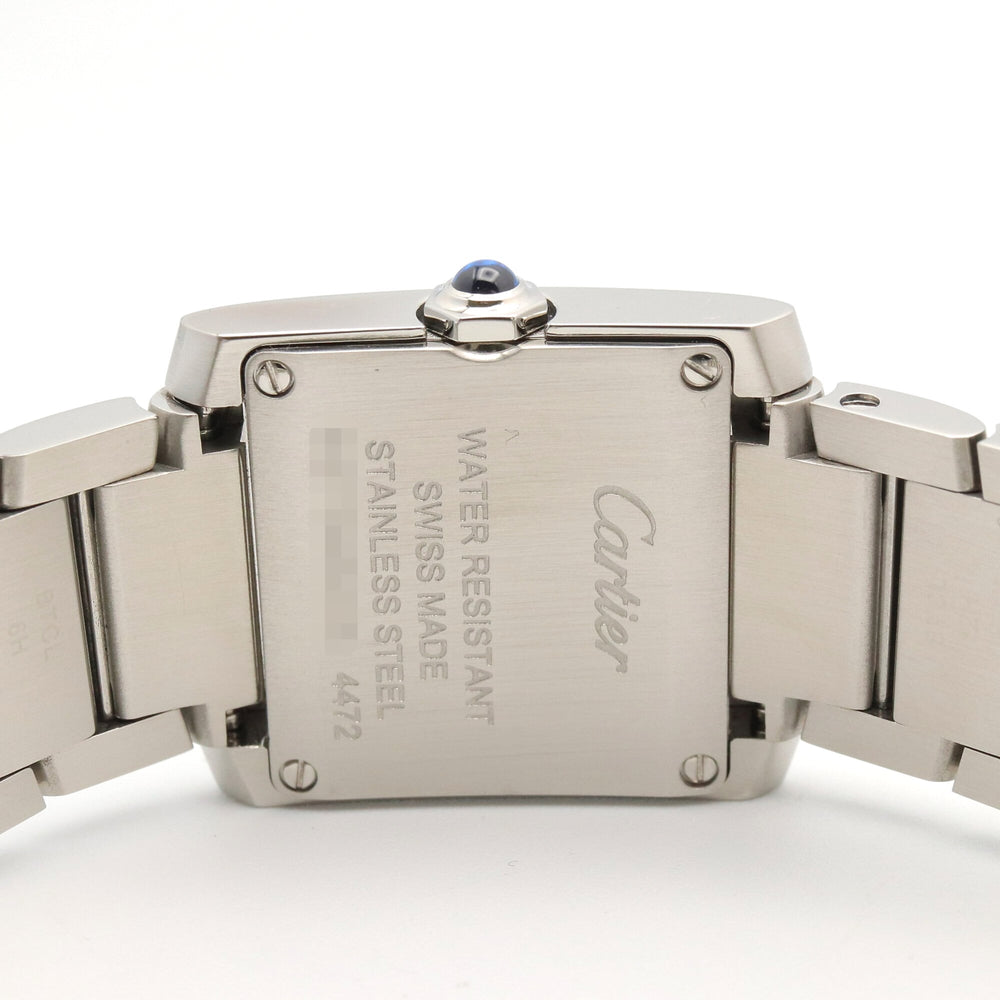 Cartier Tank Française SM Watch, Stainless Steel, Ladies, Silver Tone, WSTA0065 — Very Good