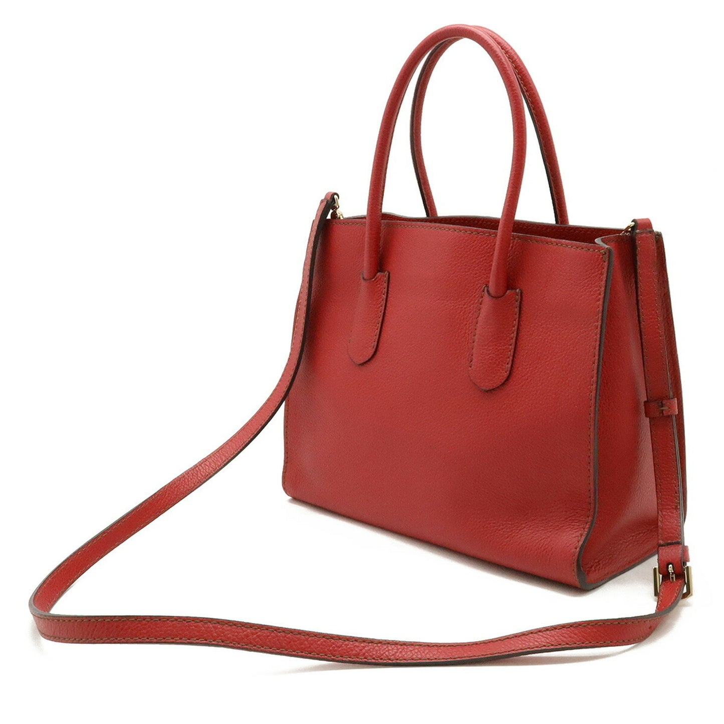 FURLA TESSA handbag shoulder bag leather red