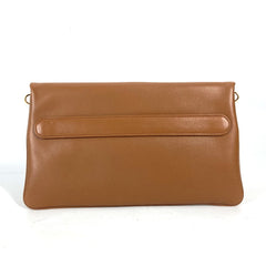 CHRISTIAN DIOR M8641UBBU Clutch Bag CD 3WAY ChainShoulder Bag Hand Bag Brown — Like New