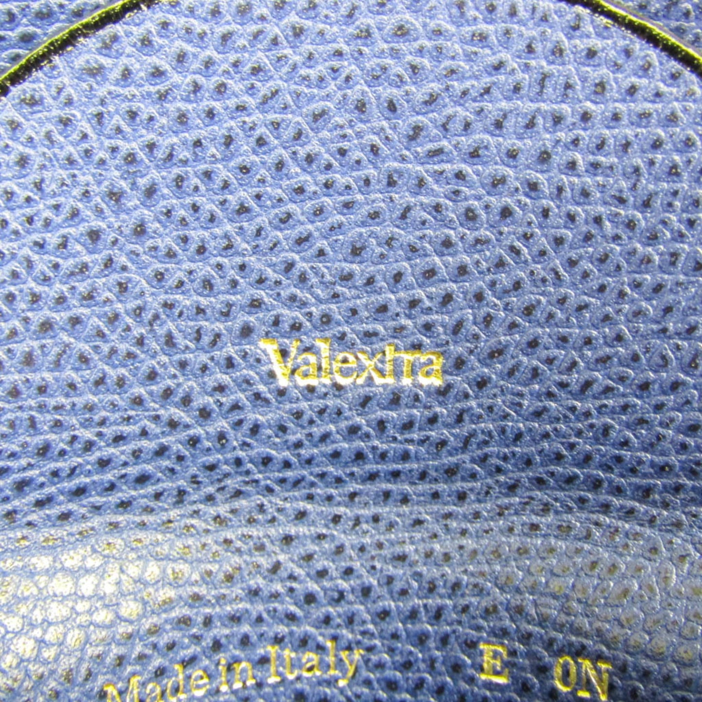 Valextra Unisex Leather Coin Purse/coin Case Royal Blue