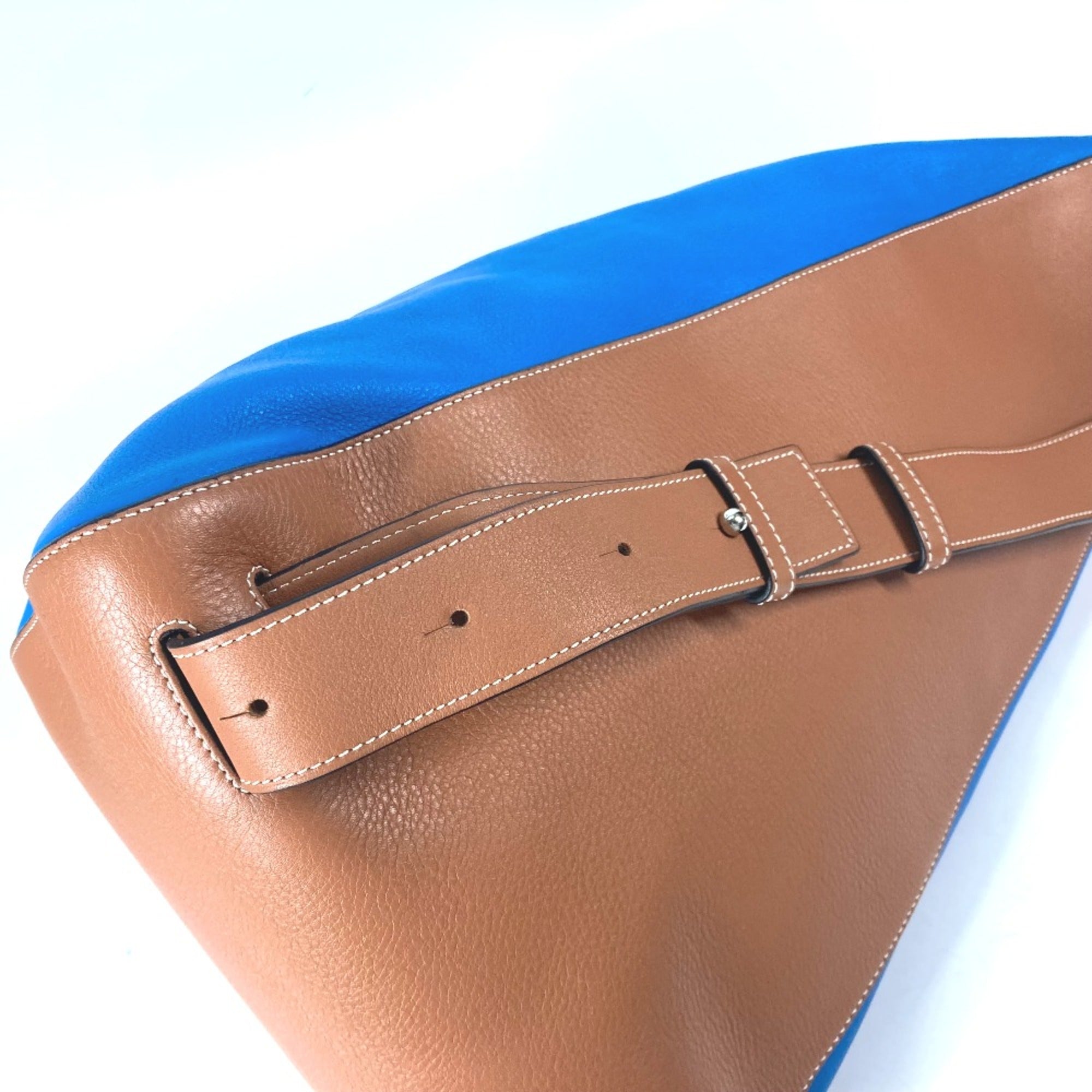 Loewe Bag Bicolor cross Shoulder Bag blue Brown — Like New