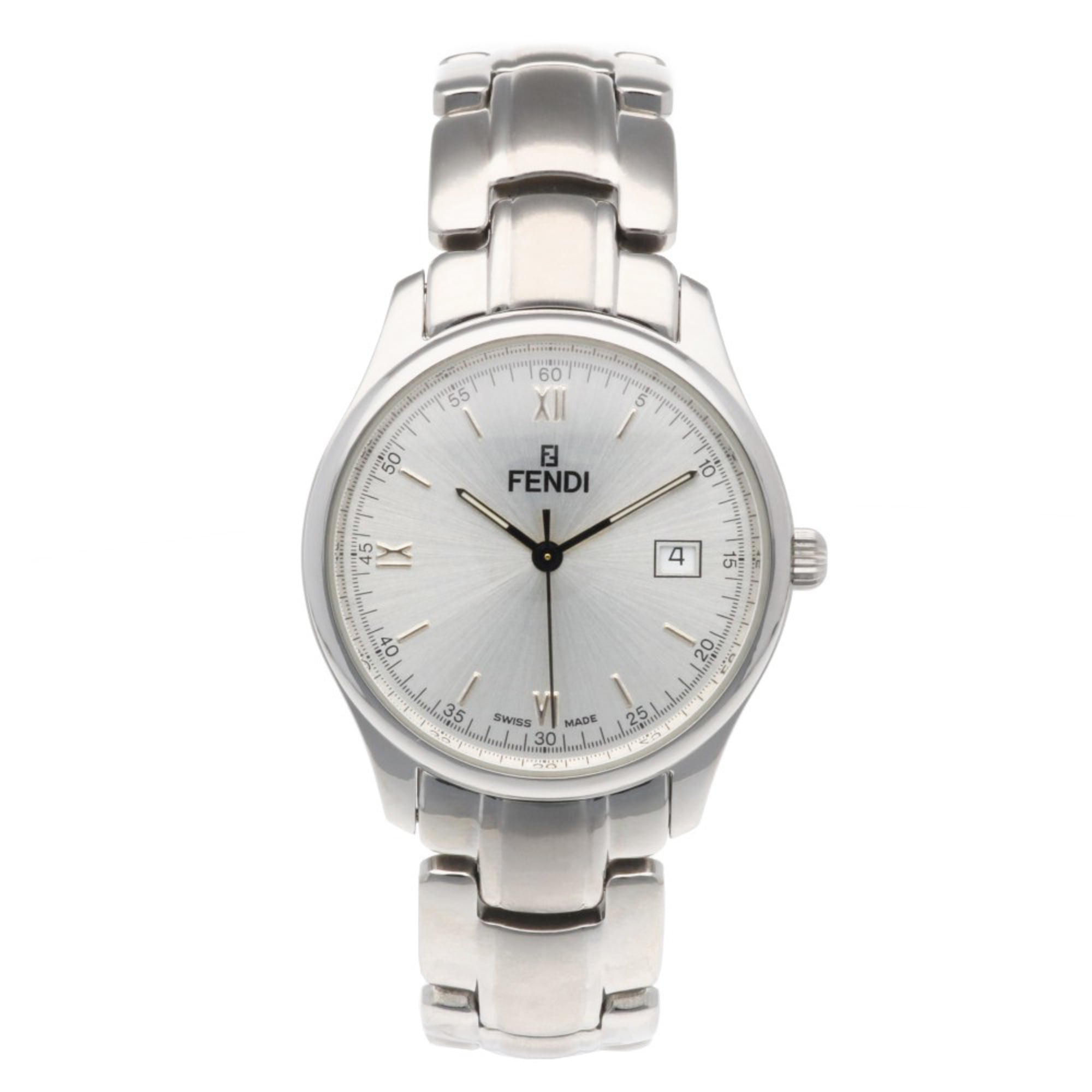 Fendi watch, stainless steel 210G quartz men's pre-owned — Good