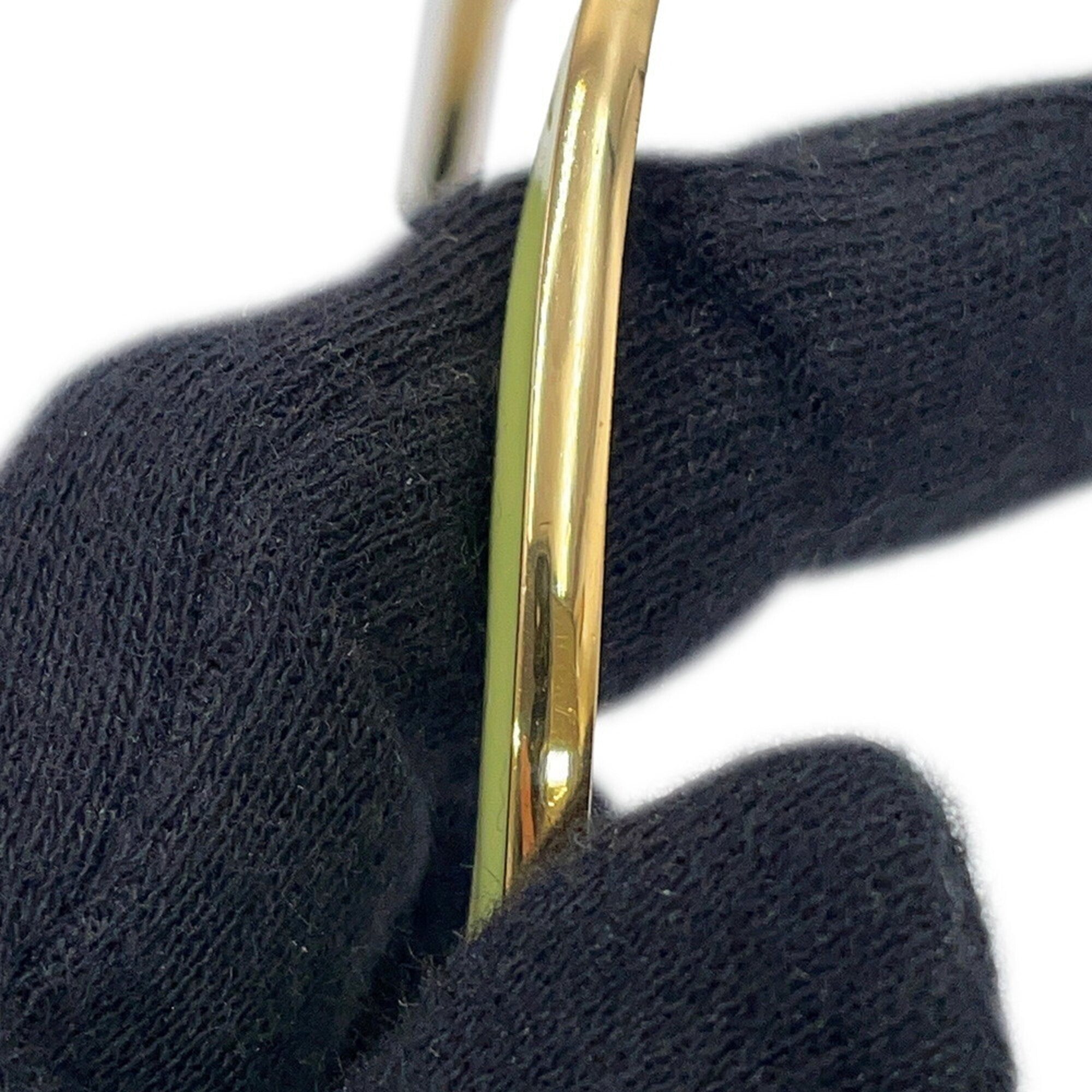 Bottega Veneta Curved Cuff Bracelet, Ag925 Enamel, Size L, 741013 — Like New