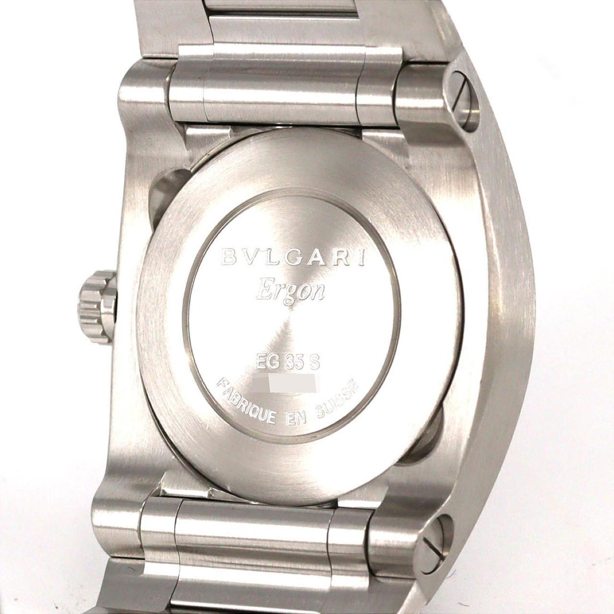 Bulgari Ergon EG35S EG35C6SSD Stainless Steel Automatic Watch — Very Good