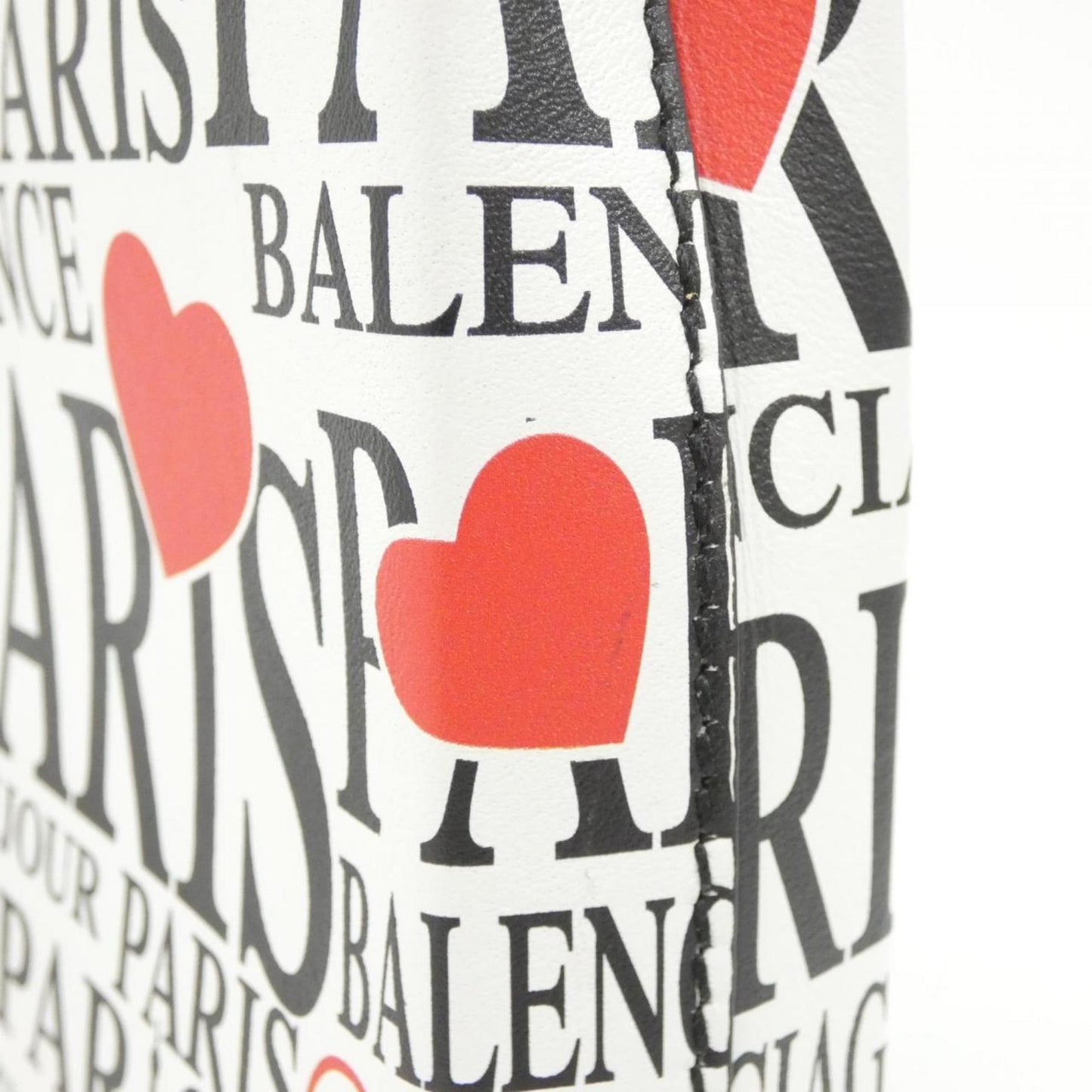 Balenciaga Bonjour Paris Shopping Phone Holder 593826 1BW5N Handbag