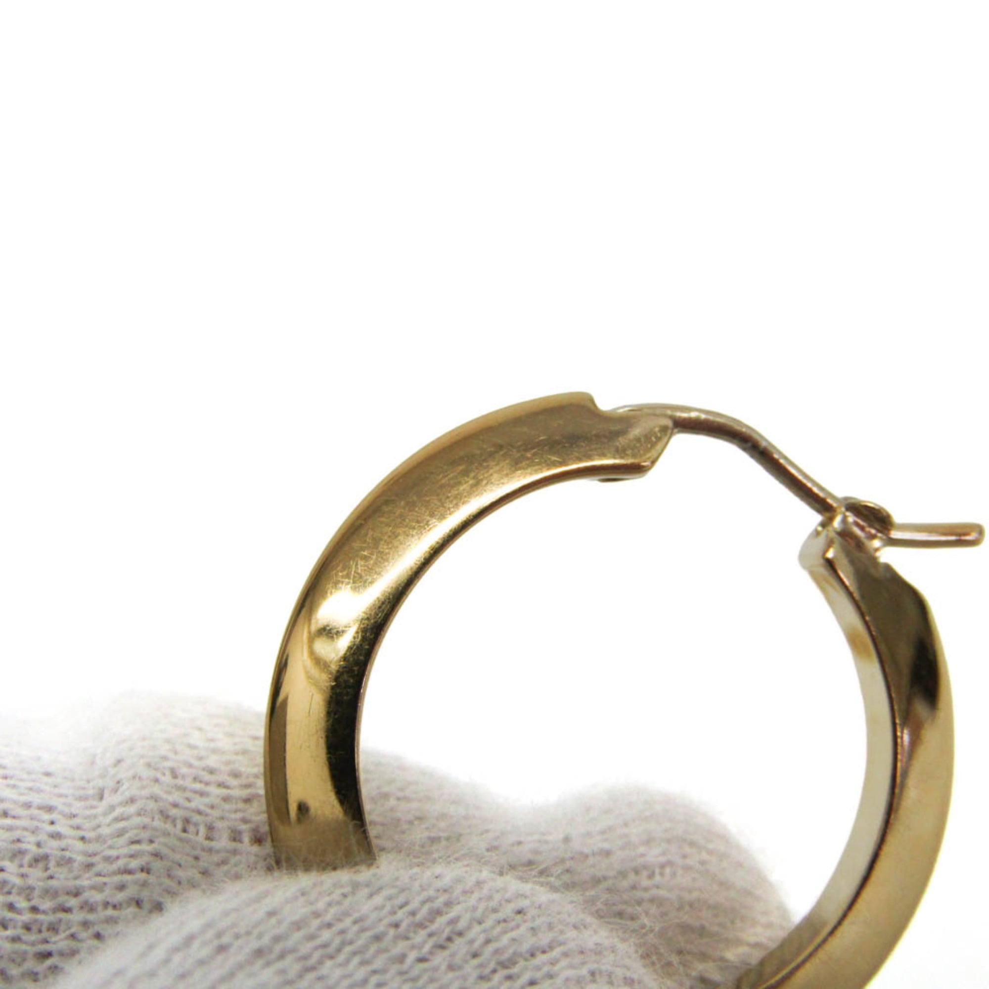 Bottega Veneta Essential Silver Hoop Earrings Gold — Like New