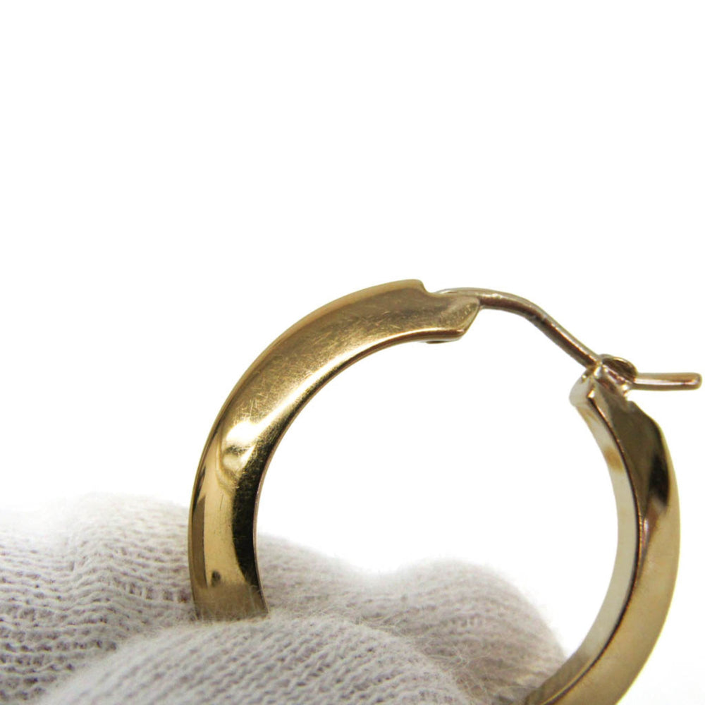 Bottega Veneta Essential Silver Hoop Earrings Gold — Like New