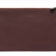 FENDI Flat Baguette Clutch Bag Medium 8N0149 Leather Bordeaux S-160070 — Like New