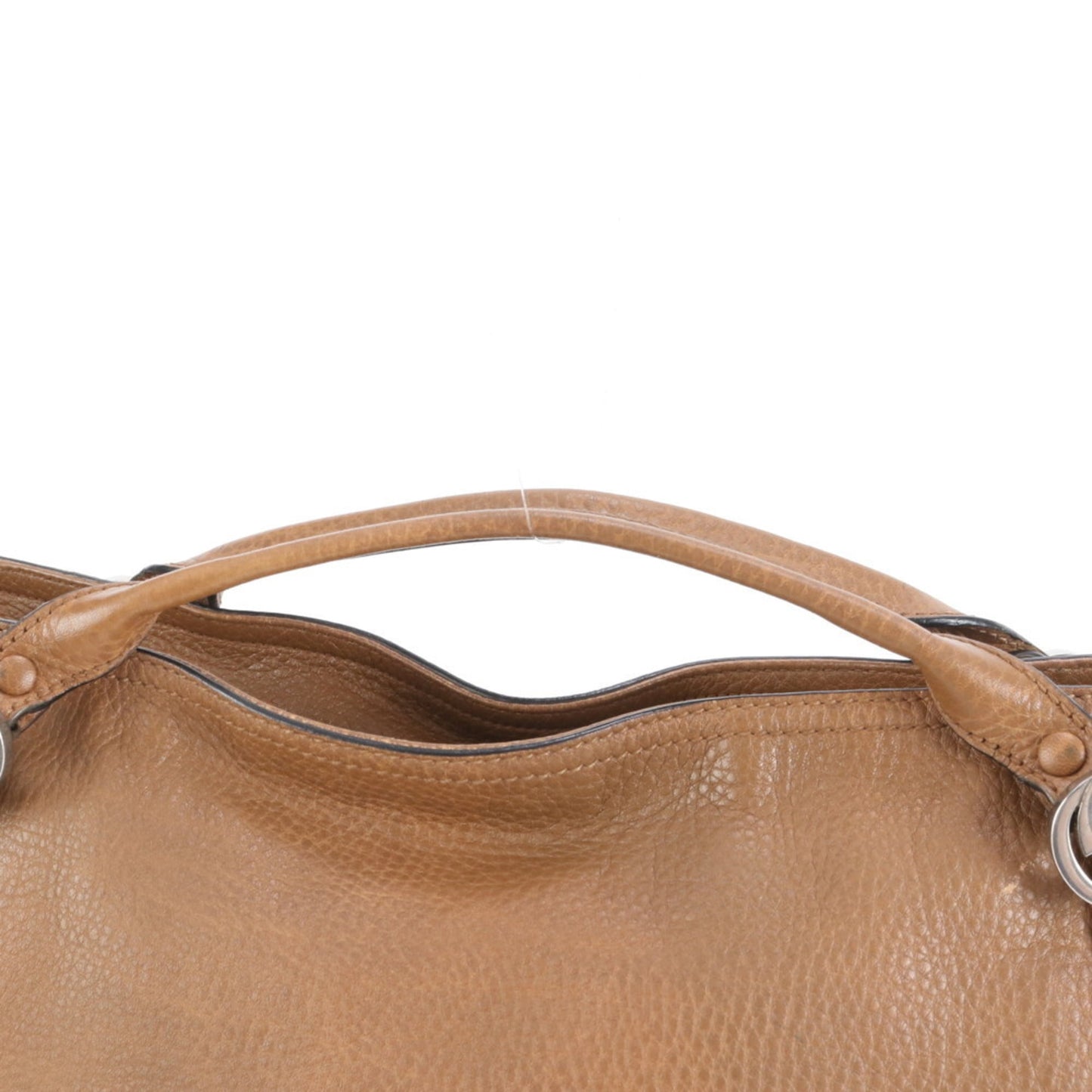 Gucci Miss GG 323675 Leather 2-Way Shoulder Bag/Hand Tote/Brown Women's