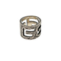 Gucci Square G Arabesque Ring in Sterling Silver for Men