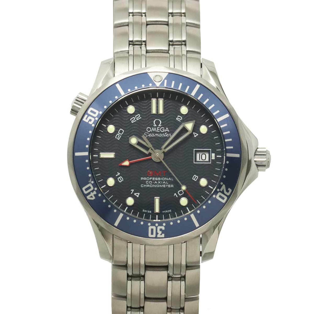 Omega Seamaster Professional 300 GMT 2535 80 Men's Watch, Date, Navy, Automatic Movement — Like New