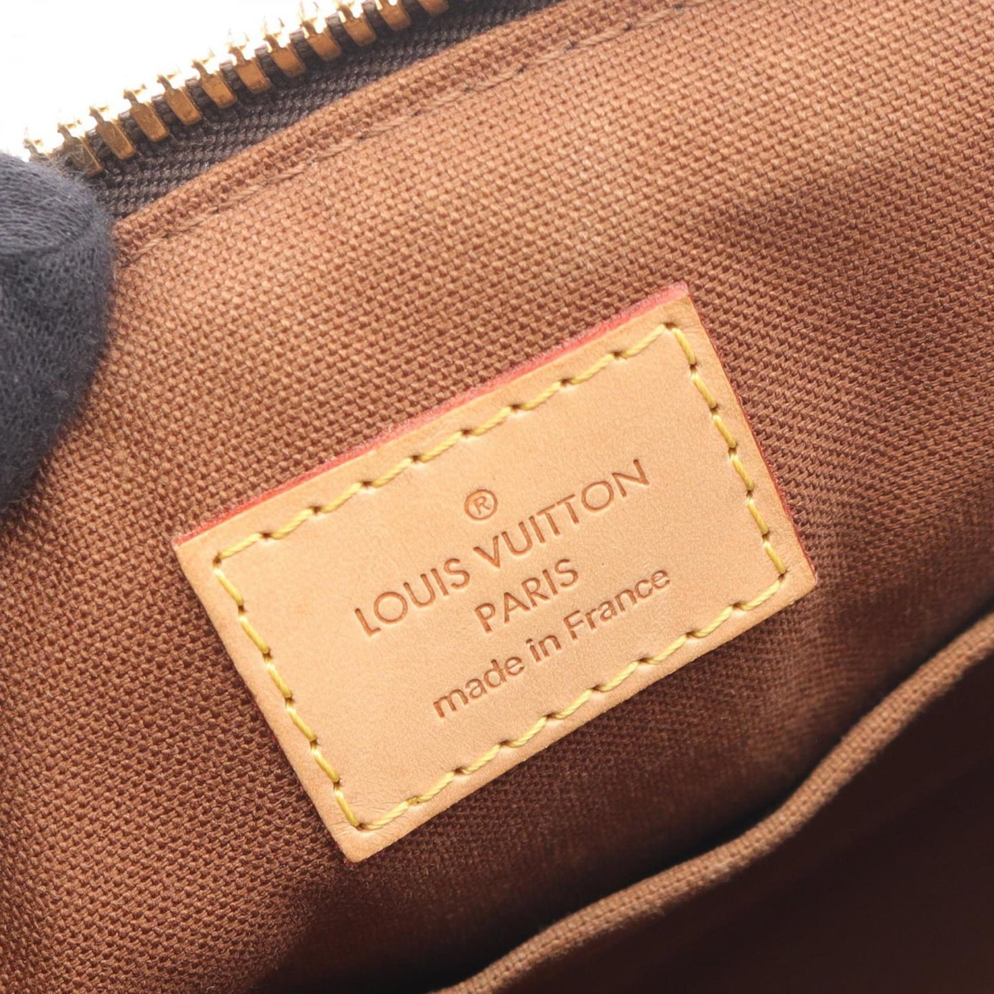 Louis Vuitton Tivoli PM Handbag, Coated Canvas and Leather, Monogram, Women's, Brown, M40143