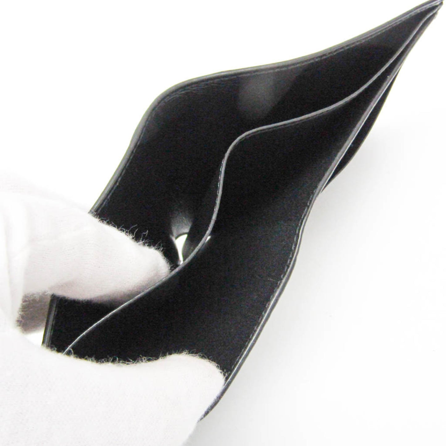 Balenciaga 594549 Women,Men  Calfskin Bill Wallet (bi-fold) Black