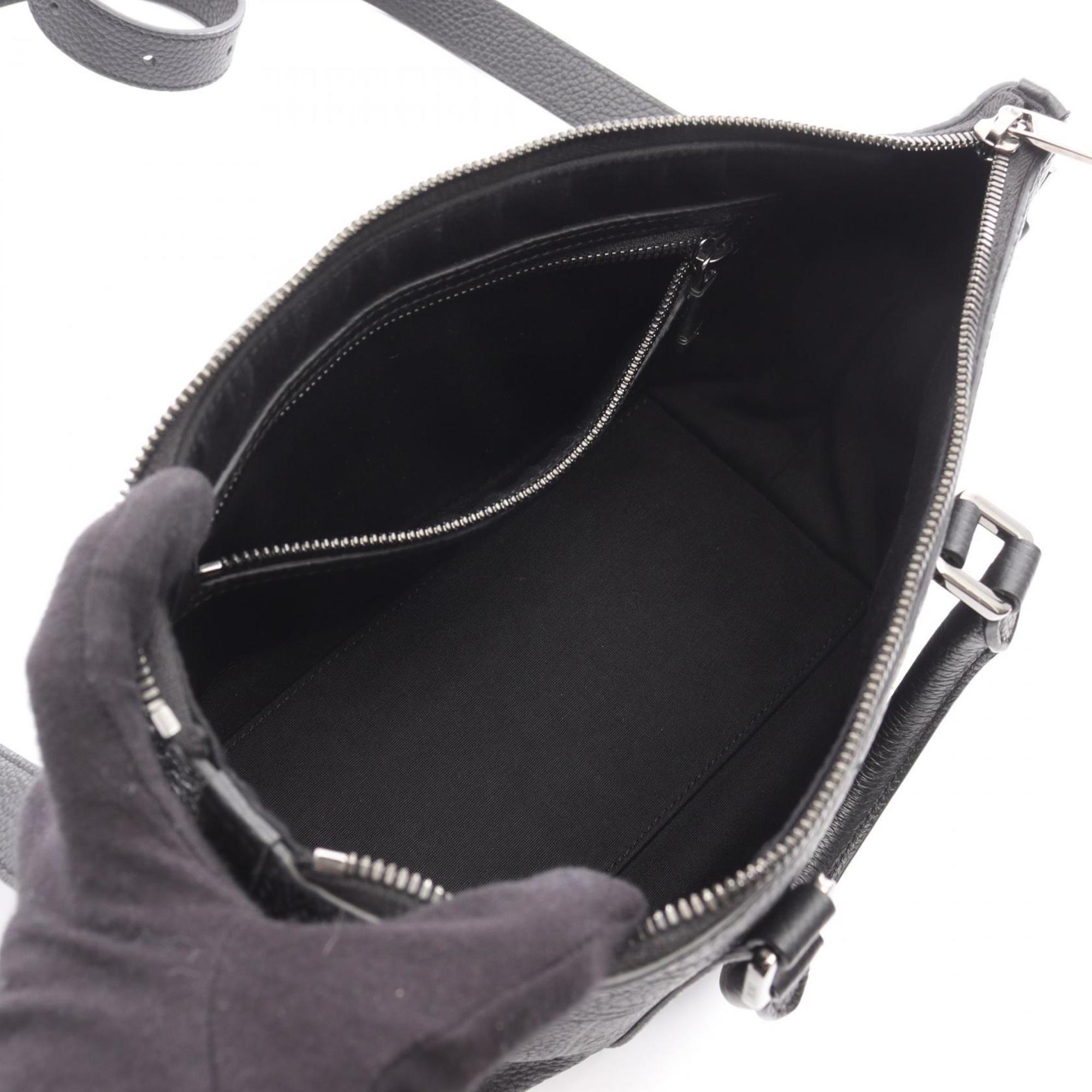 Christian Dior Dior Weekender 25 Gravity Handbag, Leather, Men's, Black, 1ESPO322LLG_H00N