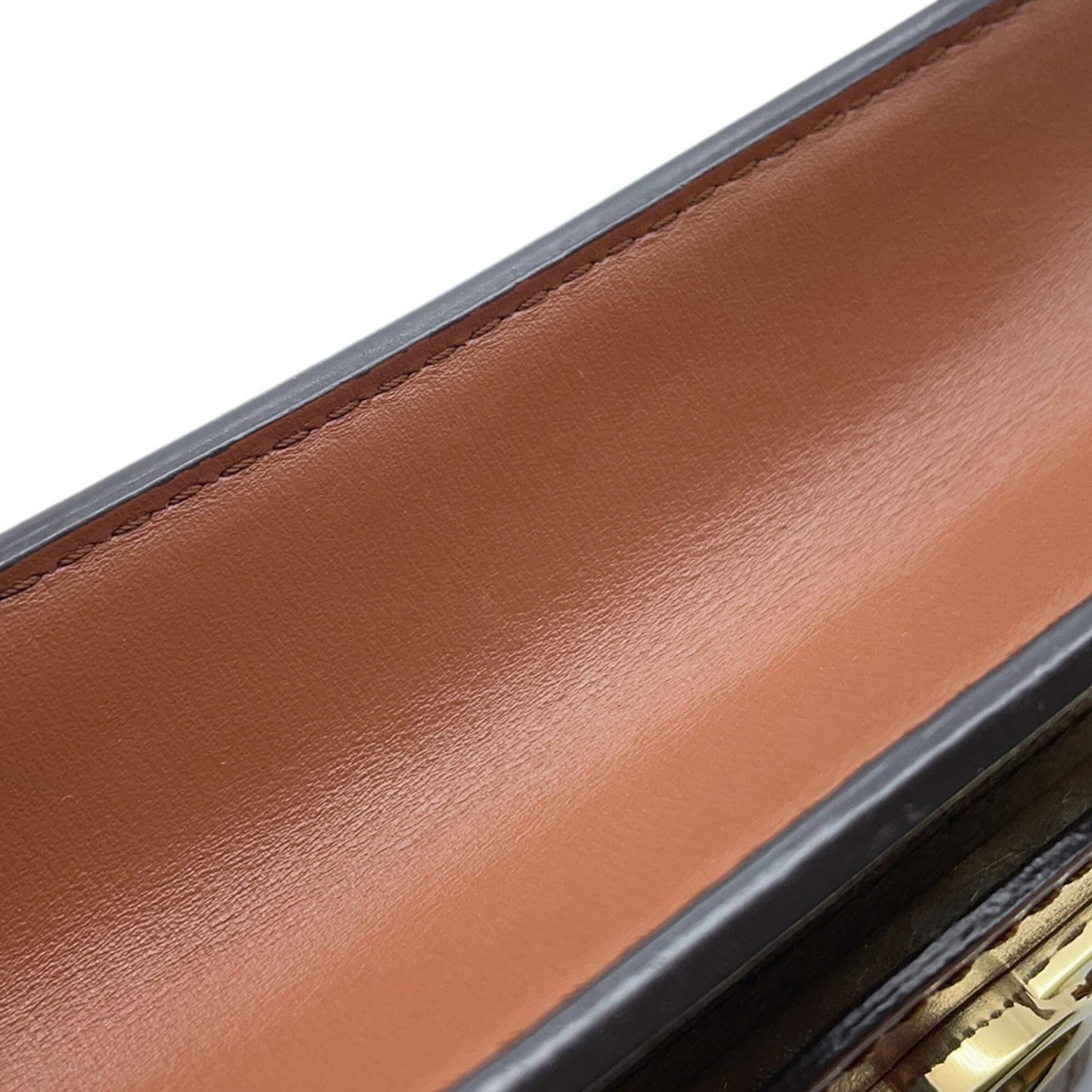 Louis Vuitton Monogram Reverse Portefeuille Dauphine Chain Wallet M68746 Black