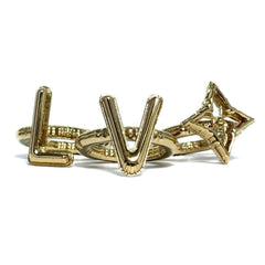 Louis Vuitton LV Balloon Set of 3 Rings — New - Store Return