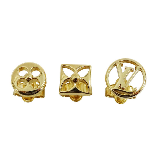 Louis Vuitton Women's Monogram Crazy in Rock Gold Earrings (M00395) - Set of 3