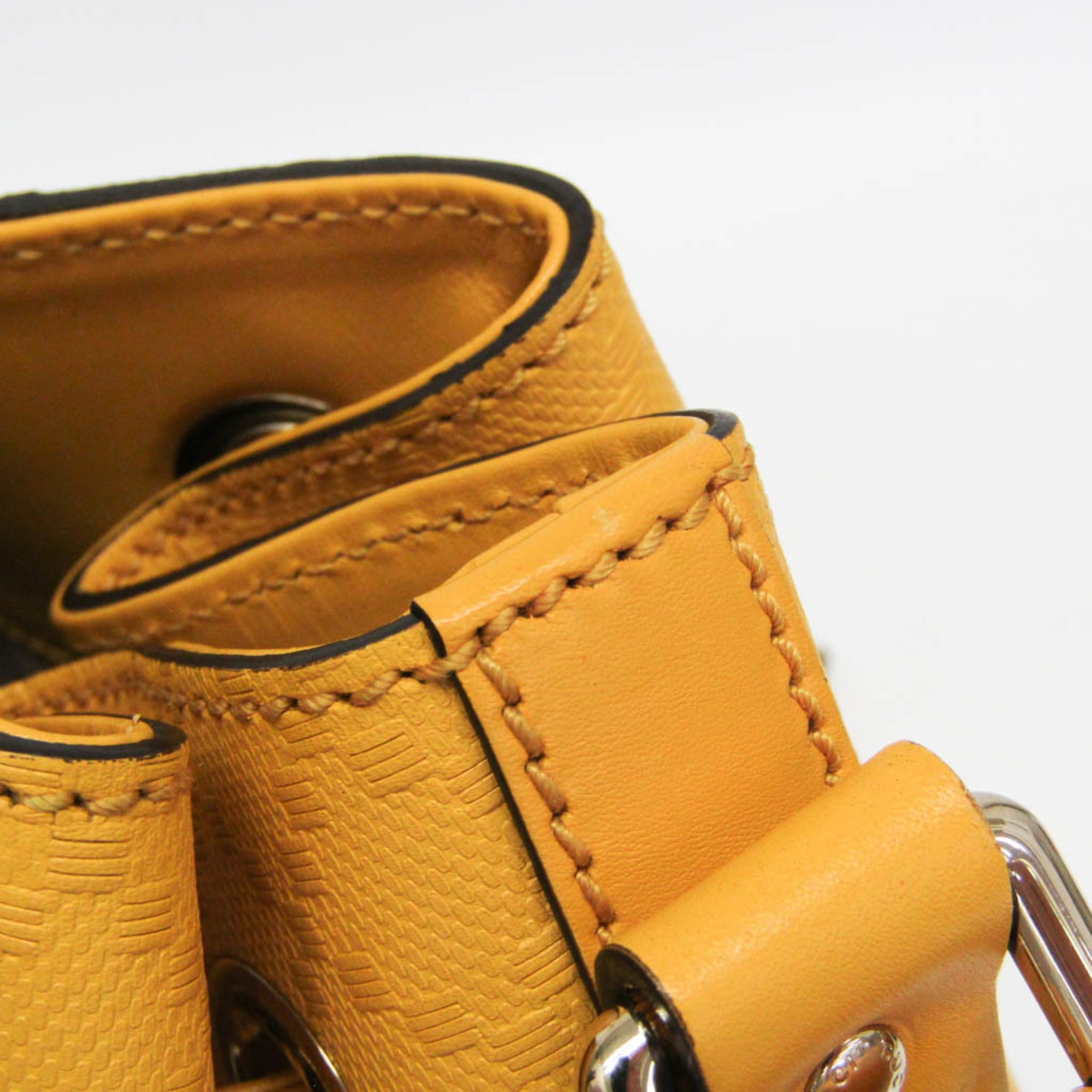 Gucci Bright Diamante 354229 Women's Leather Handbag,Shoulder Bag Yellow — Like New