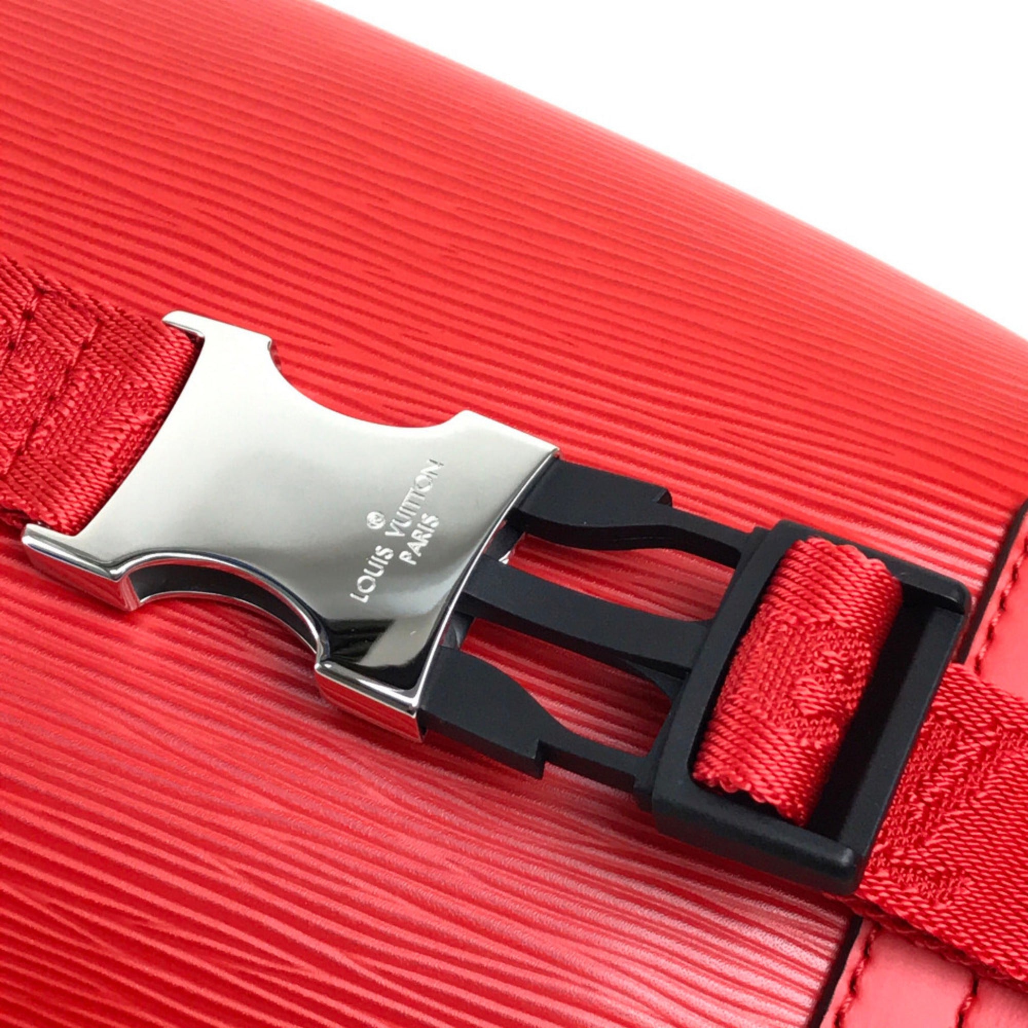 Louis Vuitton M53418 Supreme supreme Epi bag waist pouch body bag Red — Like New