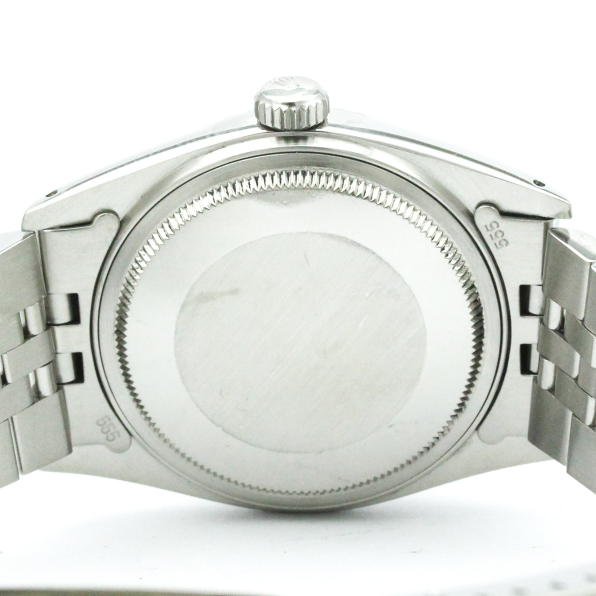 ROLEX Datejust 18K White Gold Steel Automatic Mens Watch 16030 Polished — Very Good