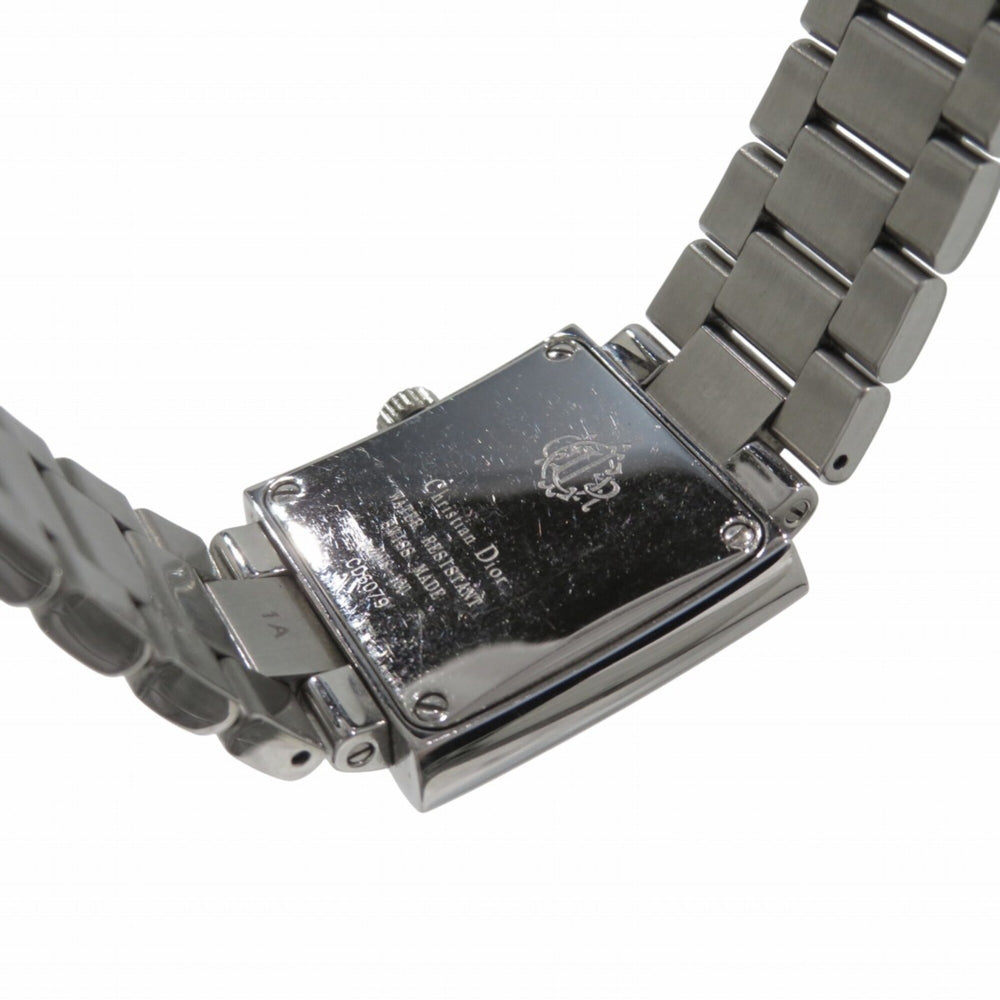 Christian Dior Riva watch, stainless steel, quartz, silver dial, D98-100 — Good