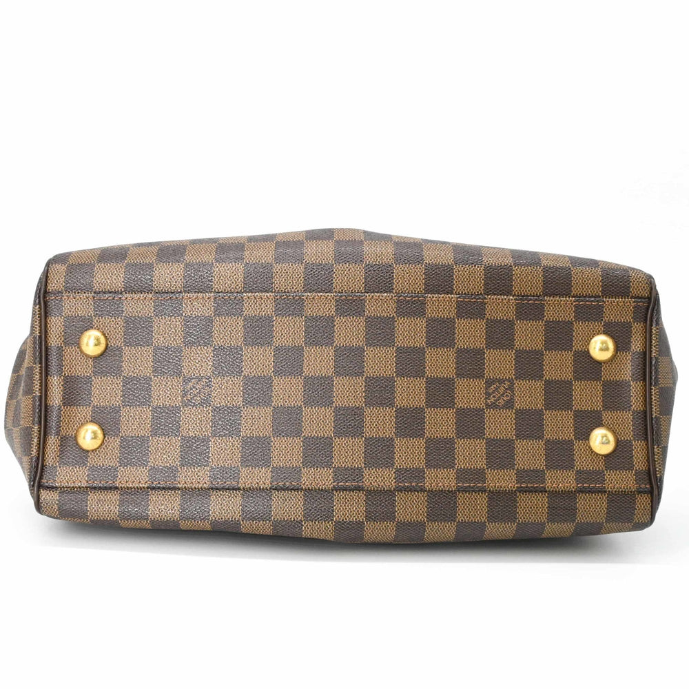 LOUIS VUITTON Trevi GM Ebene Damier Brown Shoulder Bag Handbag N51998 — Like New