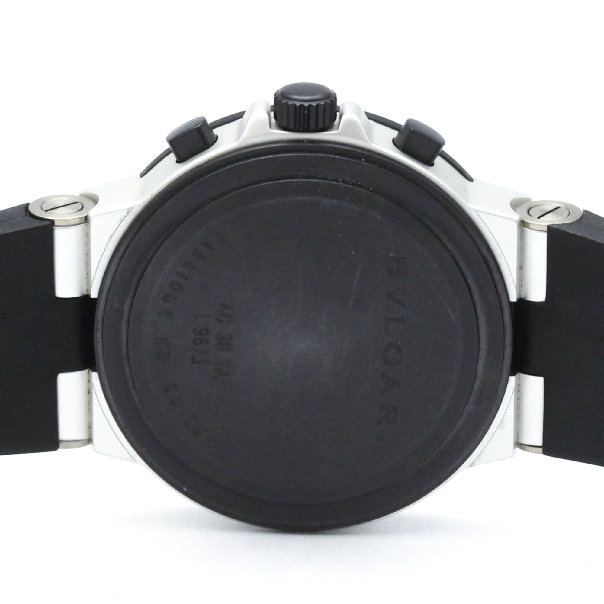 BVLGARI Aluminium Chronograph Automatic Mens Watch AC38TA — Very Good
