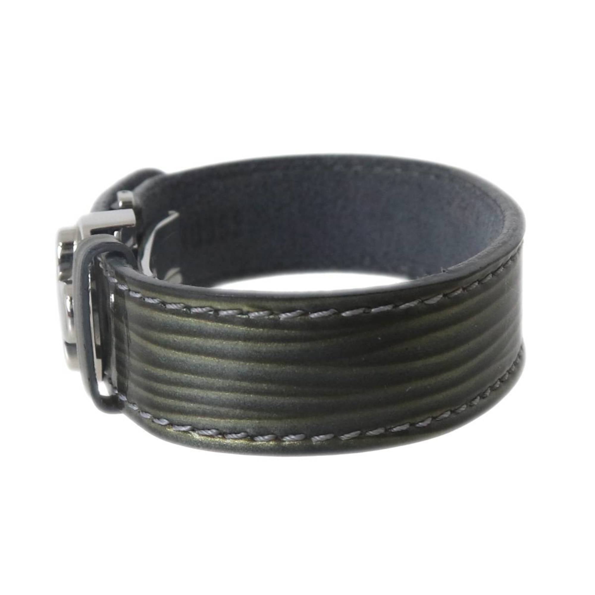 LOUIS VUITTON Good Luck Bracelet Cyber Epi Green M99083 SN0999