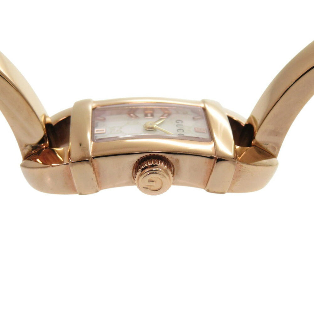 Gucci 6800L Pink Gold Shell Dial Stainless Steel White Quartz Watch 1683GUCCI — Good
