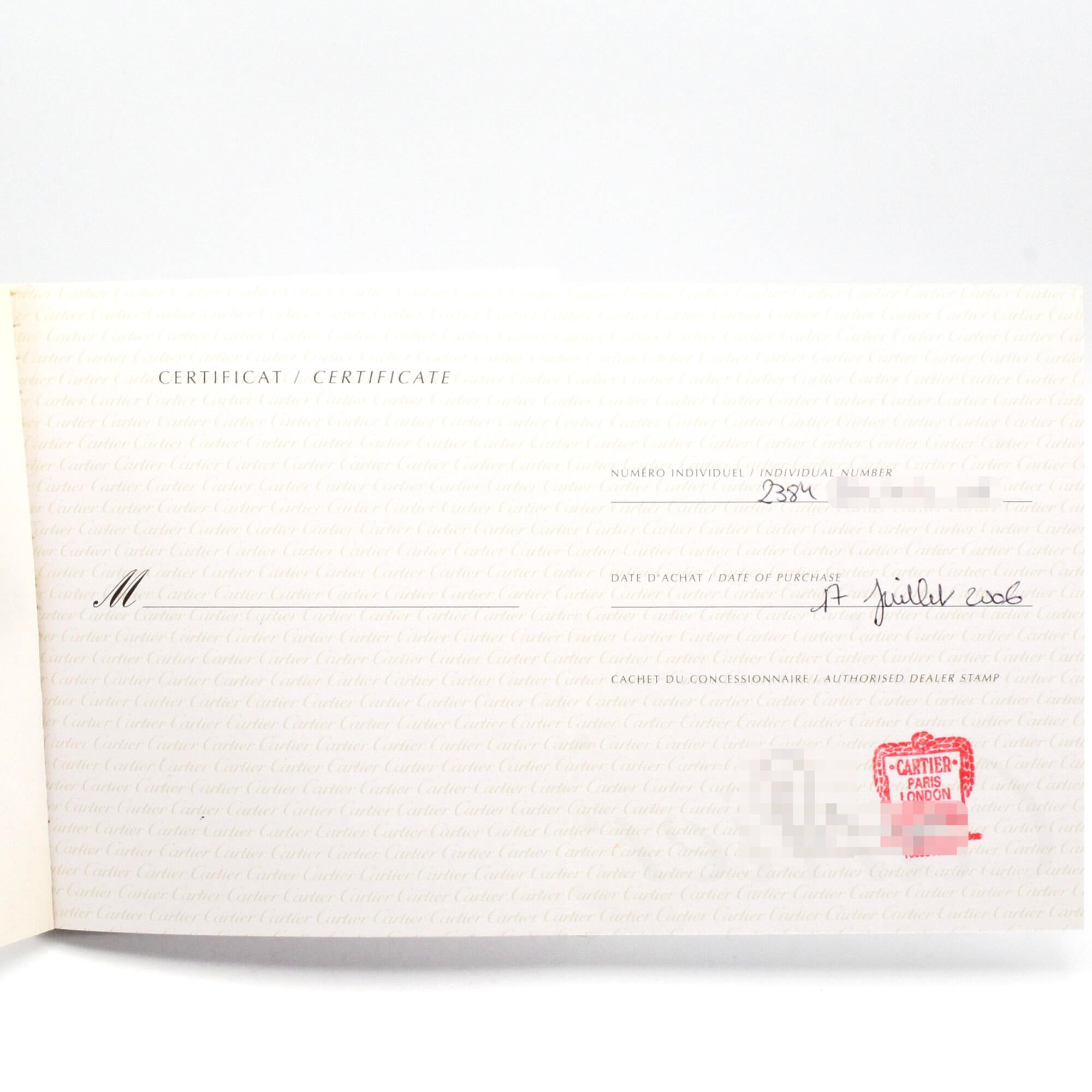 Cartier Tank Française SM Watch, Stainless Steel, Ladies, Pink/Pink Shell, W51028Q3 — Very Good
