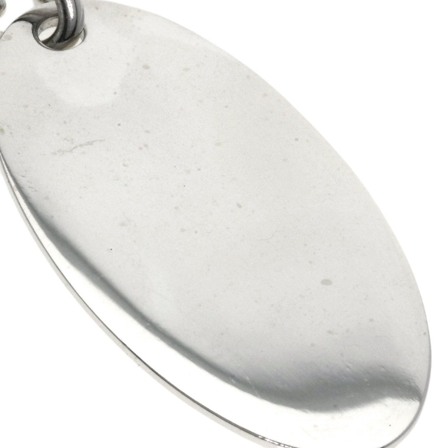 GUCCI Plate Necklace Silver Women's