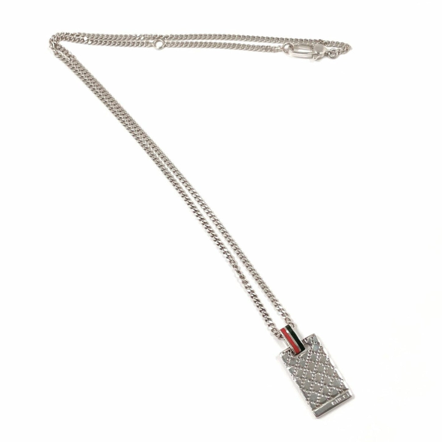 GUCCI Diamante Sherry Line Necklace in Sterling Silver, Unisex