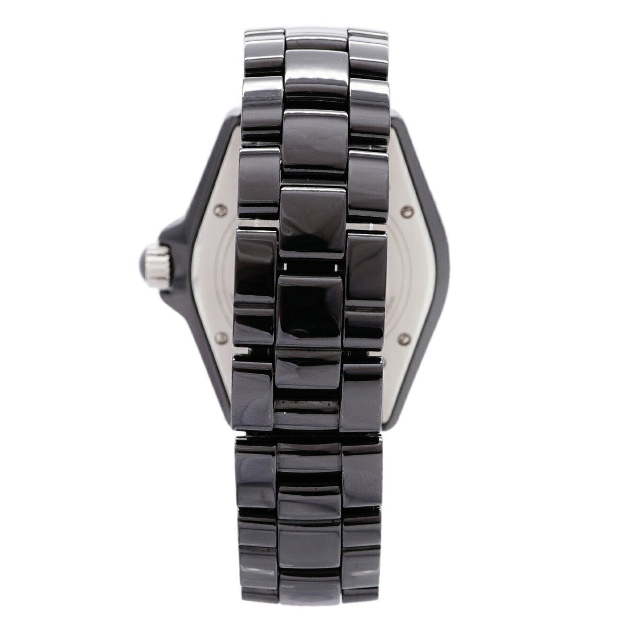 Chanel J12 Diamond Bezel H1174 Black Dial Men's Watch — Good