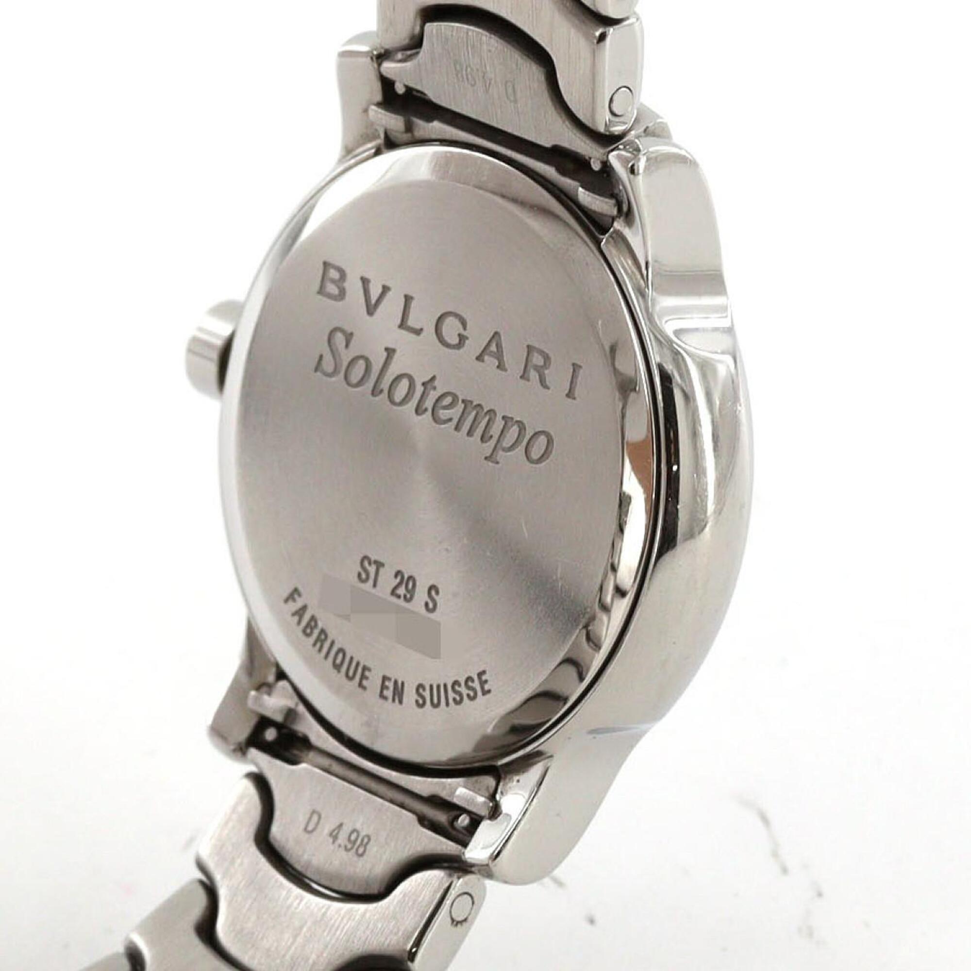 Bulgari Solotempo ST29S ST29BSSD Stainless Steel Quartz Watch — Good