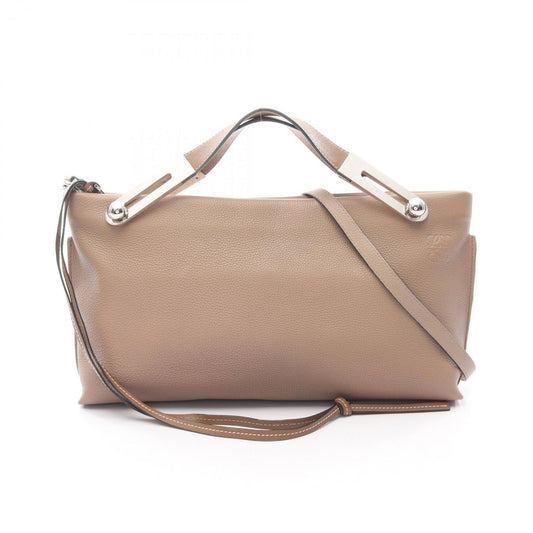 LOEWE Missy handbag, leather, women's, beige, 327.12KR95