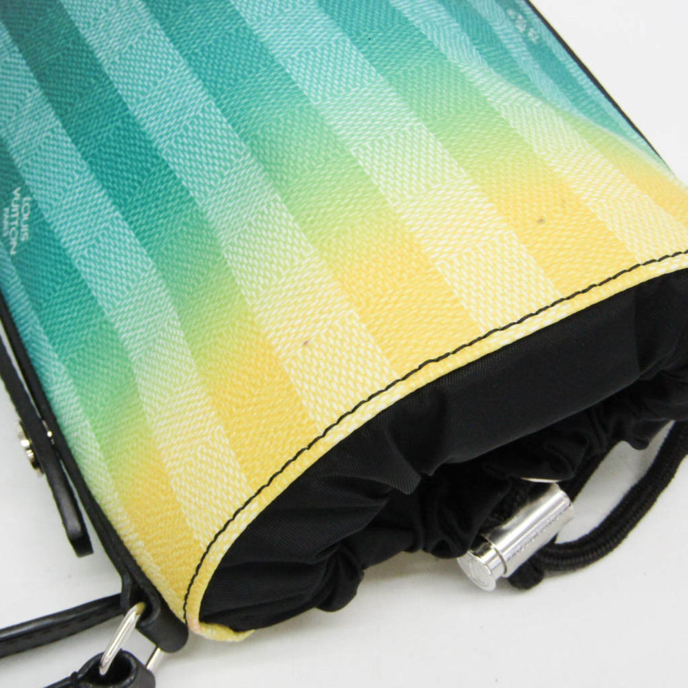 Louis Vuitton Damier Stripe Sac Marant Messenger M59920 Women,Men Shoulder Bag Black,Green,Yellow — Like New