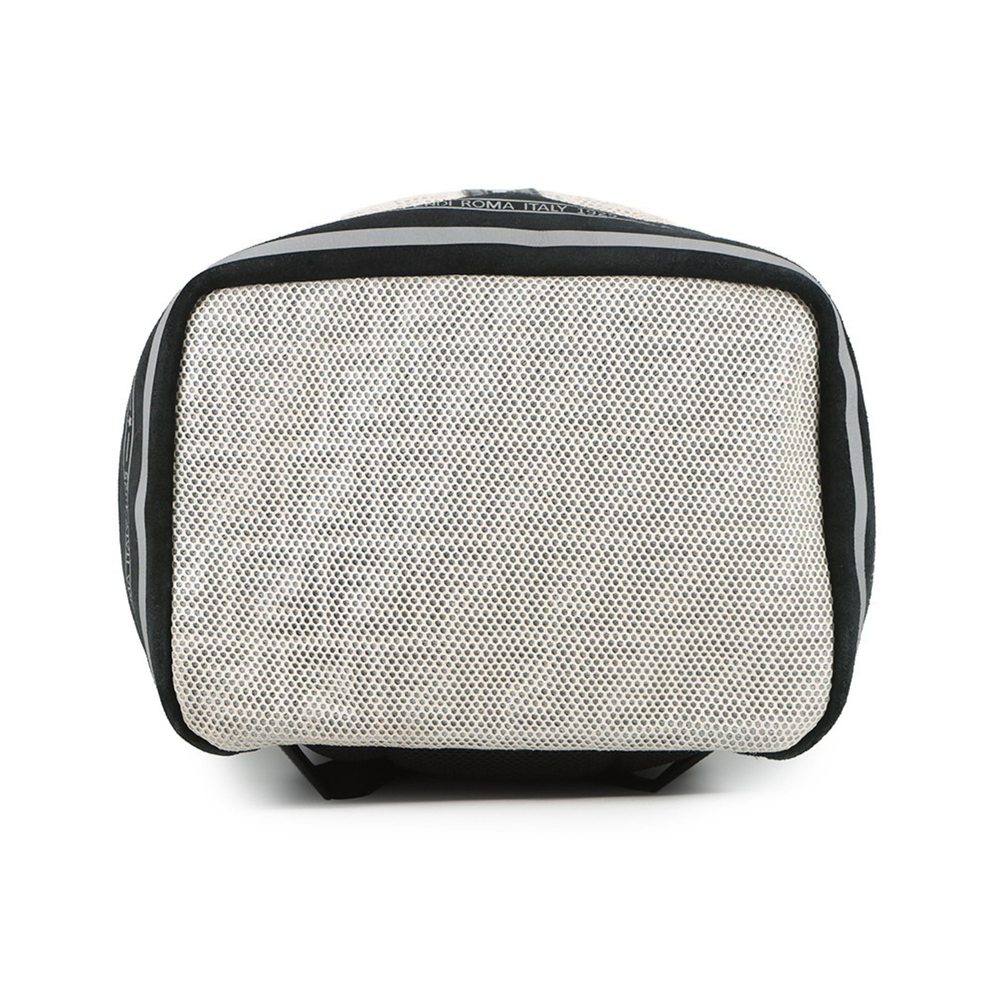 Fendi Backpack Nylon/Mesh 7VA466 FENDI Black and White