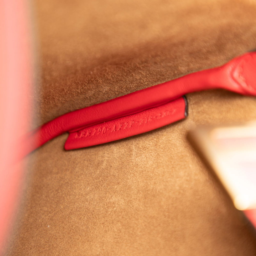 Fendi Croissant Handbag/Shoulder Bag 8BR790 Red Leather Women's FENDI